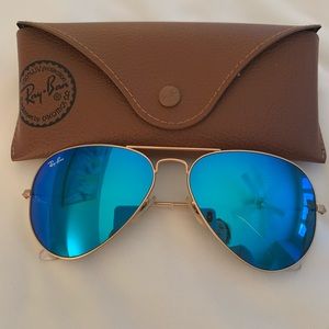 Ray-Ban Blue Lens Aviators